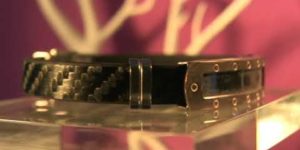 Armband mit Edelstahl Applikation