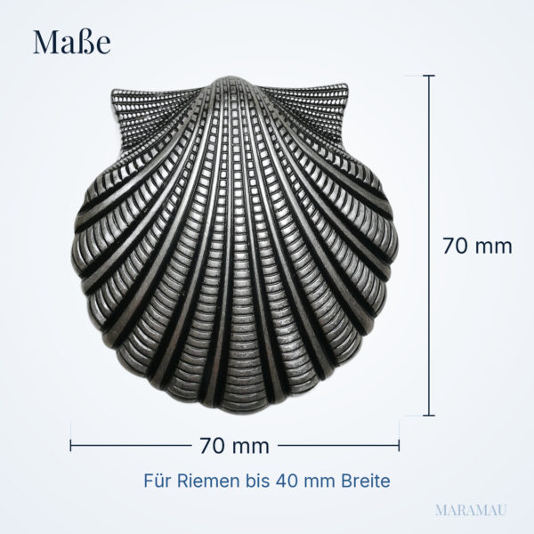 Shell Silber – Maße