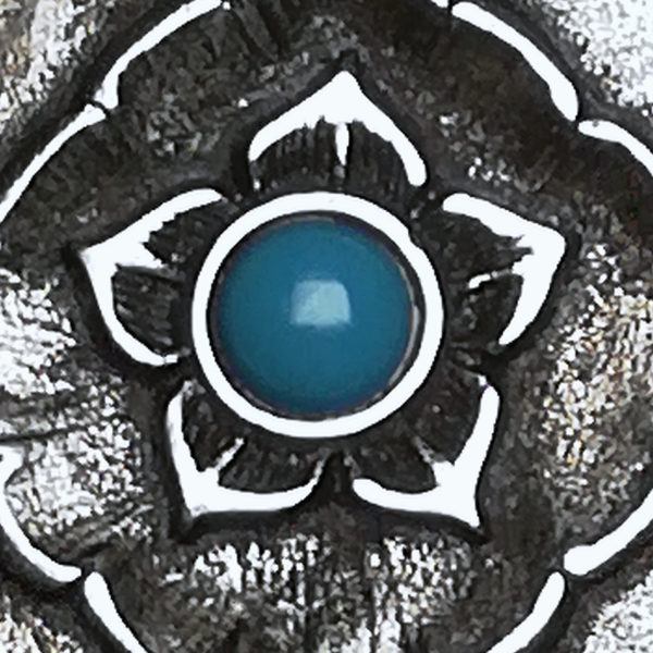 Blume Türkis – Detail