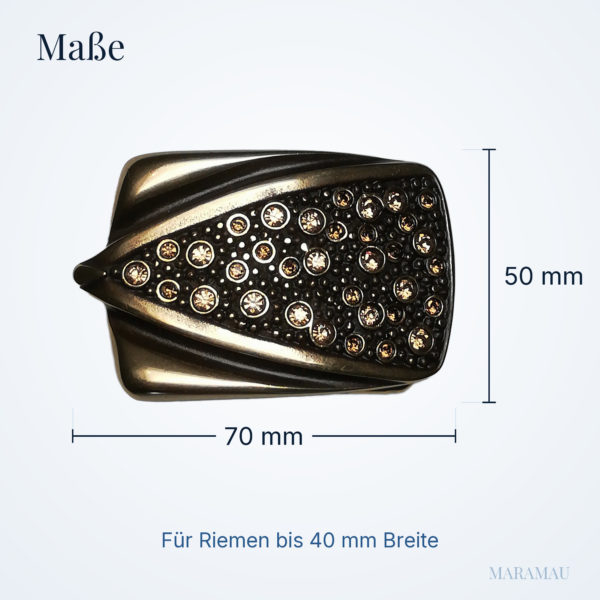 Buut Gelb Glitzer – Maße