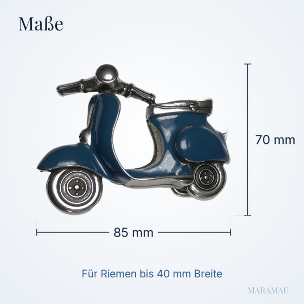 Roller Blau – Maße