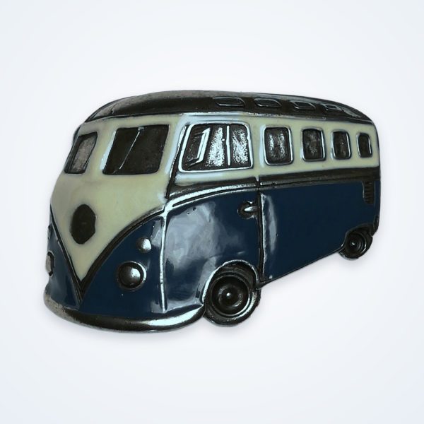 Surfbus Blau – Vorderseite