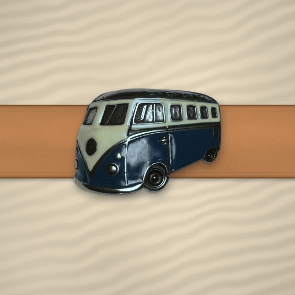 Surfbus Blau – Getragen