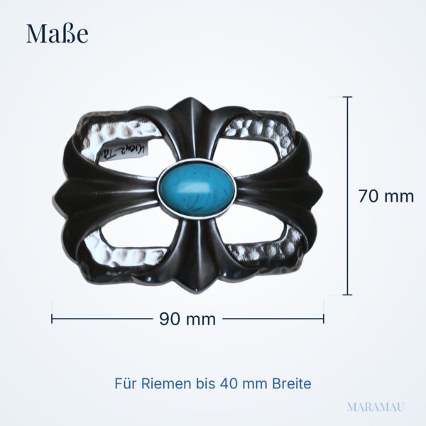 Kreuz Türkis – Maße