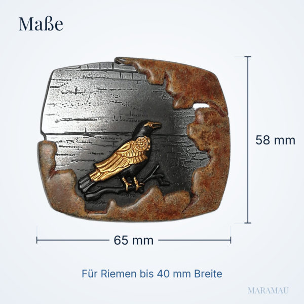 Golden Bird – Maße
